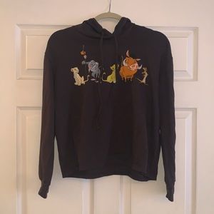 Lion king crop top sweatshirt